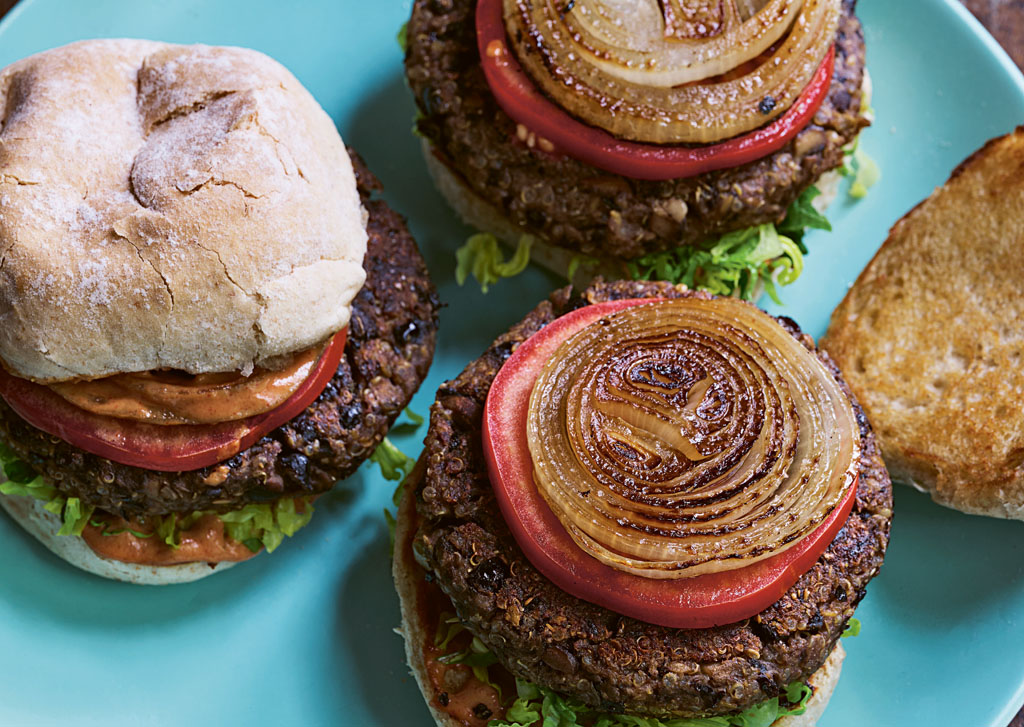 Weeknight Vegetarian Black Bean Burgers